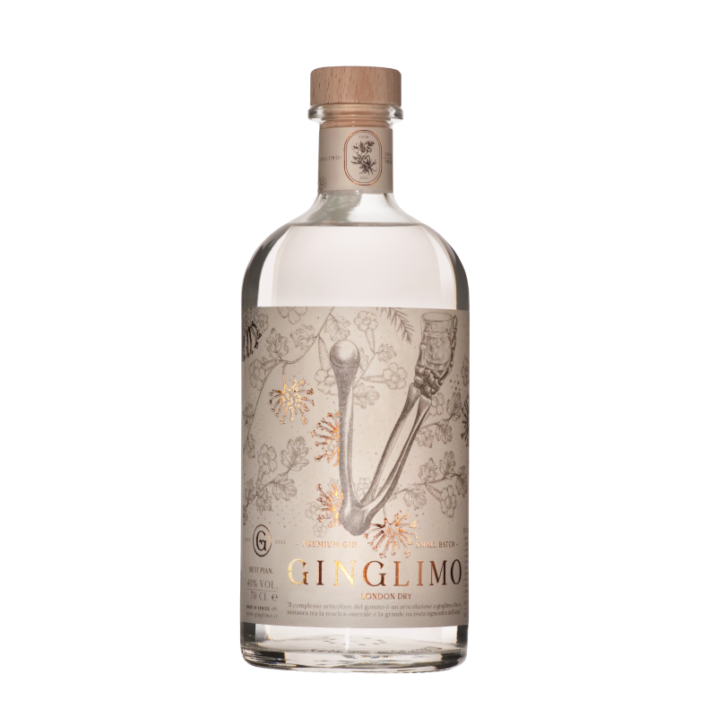 GINGLIMO – Premium Gin - London Dry - Artiglio del Diavolo - 70cl