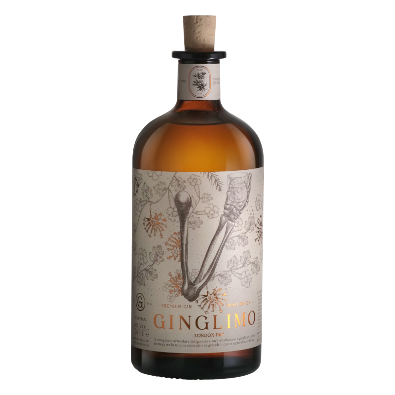 GINGLIMO – Premium Gin - London Dry - Artiglio del Diavolo - 70cl